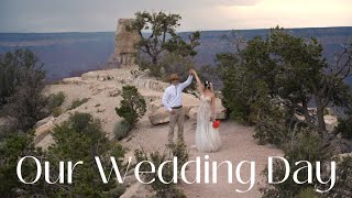 Our Grand Canyon Wedding Day Vlog 31st August 2023 👰🏼🤵🏼‍♂️ [upl. by Eadwine]