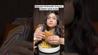 Midnight McDonald’s Order ASMR foodchallenge mcdonalds [upl. by Nawiat]