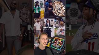 Most Expensive Celebrity Watches Worn in March shorts watches [upl. by Marou558]