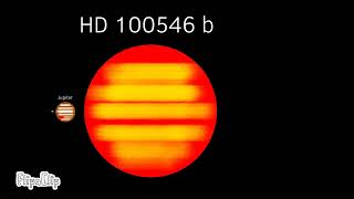 Earth Vs Jupiter Vs The largest Exoplanet Size Comparison [upl. by Airlee]