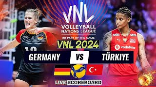 VNL LIVE │ TURKEYvs GERMANY Live Score Update Today VNL 2024 FIVB VOLLEYBALL NATIONS LEAGUE [upl. by Ennagrom147]