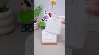 2025 is coming soon I prepared this floral desk calendar for myself Calendar 2025 [upl. by Ebehp]