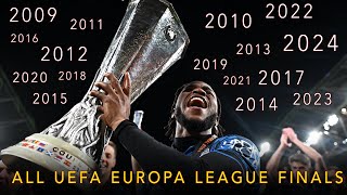 All Uefa Europa League Finals 20092024 [upl. by Acined]