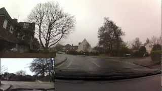 Colchester Drive 2012 Part 3 Fingringhoe Mersea Road Lexden and Prettygate 1986 footage inset [upl. by Aicetel846]