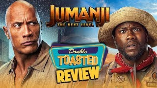 JUMANJI THE NEXT LEVEL MOVIE REVIEW  TOO SIMILAR TO THE FIRST  Double Toasted [upl. by Saiff]