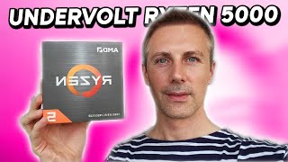 How to UNDERVOLT Ryzen 5000 series CPUs FULL Tutorial [upl. by Naenej477]