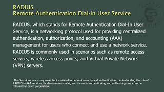 RADIUS  Remote Authentication Dialin User Service [upl. by Nappy]