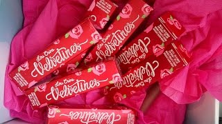 Lime Crime velvetines metallic swatch\\ свотчи помад [upl. by Mcclure829]