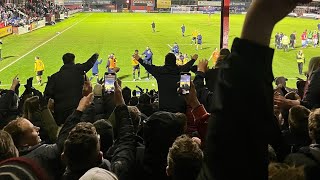 Woking fans at Aldershot 26122022 [upl. by Binni98]