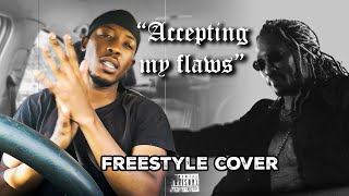 Accepting my flaws Tshazi Freestyle Cover [upl. by Anial]