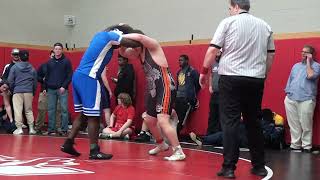 Worcester Wrestling  Benedict Antwi vs Oliver Ames JV [upl. by Aletse375]