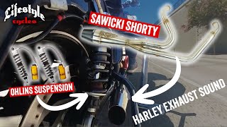 Harley Davidson Exhaust Sound Sawicki Exhaust [upl. by Horacio]