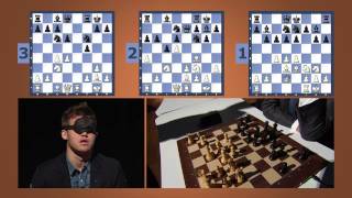 FULL VERSION Magnus Carlsen Blind amp Timed Chess Simul at the Sohn Conference in NYC [upl. by Pollard]