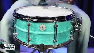 Dunnett Classic 14x65 Model 2N Carbon Steel Snare Drum  Trussart Titanic Finish [upl. by Gurango]