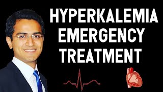 Hyperkalemia Treatment In EmergencyHyperkalemia CausesECG changes and Management [upl. by Yehs599]