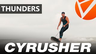 Cyrusher Thunders Electric Surfboard  Now dont have to wait for the perfect weather for surfing [upl. by Ahsilav941]