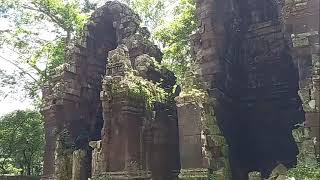 Hindu temple in Cambodia  Prasat Chrap temple  Preah Vihear province [upl. by Ahusoj368]