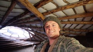 Off Grid Earthbag Workshop Part 42 Plastering The Ceiling [upl. by Akli460]