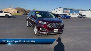 2022 Ford Edge SEL Sport Utility Portage Baraboo Pardeeville Endeavor Madison [upl. by Nylicaj832]