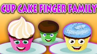 The Finger Family Song  Cup Cake Finger Family song For Children  Finger Family Songs HD [upl. by Anaele]