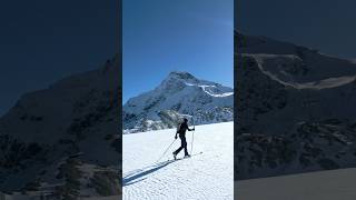 First ski tour  shooting of the season in Zermatt in the books 👌 skitour winter shorts [upl. by Adnwahsat]