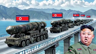 Arriving at the Russian bridge 9000 Tons of North Korean Missiles Destroyed by Ukraine [upl. by Terrab]