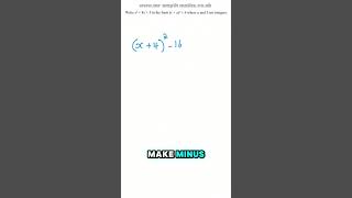 Completing the Square  GCSE Maths completethesquare algebra gcsemaths maths [upl. by Tosch]