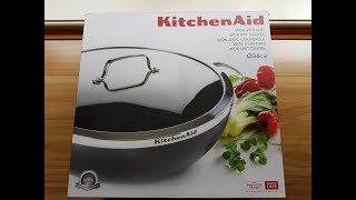 KitchenAid 36cm Wok with Lid Unboxing [upl. by Trow990]