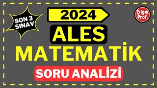 2024 ALES Matematik Soru Analizi  2024 ALES Matematik Soru Tahmini [upl. by Trebled937]