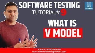 Software Testing Tutorial 9  V Model in Software Engineering [upl. by Rokach]