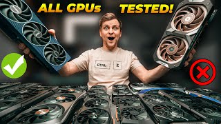 REVEALED 40 GPUs tested 👉 BEST GPU for Creators 2024 ULTIMATE RadeON VS ARC VS GeForce Battle [upl. by Akital]