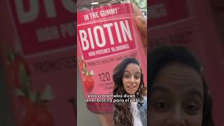 Sirve la biotina para la caida de pelo hair gummies biotina caidadecabello haircare vitaminas [upl. by Ettenot]