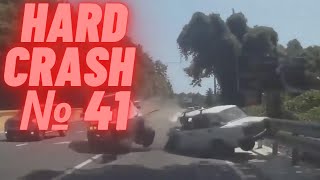 HARD CAR CRASHES  FATAL CAR CRASHES  FATAL ACCIDENT  SCARY ACCIDENTS  COMPILATION № 41 [upl. by Popper264]