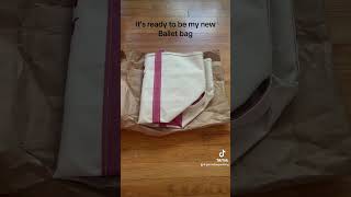 My new dance bag llbean boatandtote ballet class dancer chappelroan unboxing [upl. by Ahsinaw]