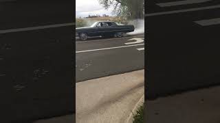 1968 Cadillac Deville LS Swap Engine Burnout cadillac oldschool lsswap deville [upl. by Anama960]