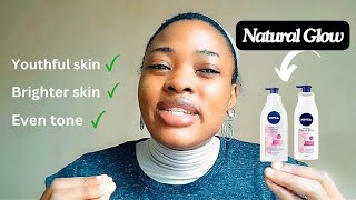 Nivea Natural Glow Body Lotion Review [upl. by Eniamsaj]