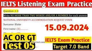 IELTS Listening Practice Test   Real Test 05 15092024  IELTS Listening Practice Test 2024 [upl. by Anole]