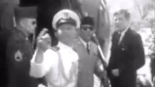 April 25 1961  President John F Kennedy before Indonesian President Sukarnos departure [upl. by Nahtanoy959]