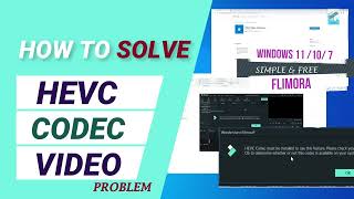 Hevc Video Extension Problem Solved  Premiere Pro  Filmora  Free Converter Win 11  10  2023 [upl. by Volnay]