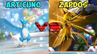 Pokemon battle revolution  Articuno vs Zapdos [upl. by Dnomhcir]