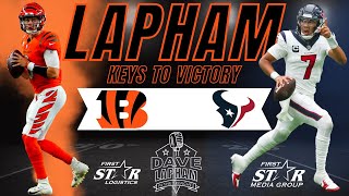 Dave Laphams Keys To Bengals Victory Over The Houston Texans [upl. by Kori]