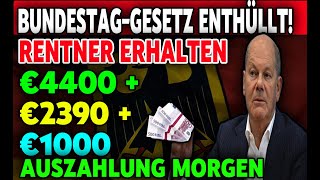 Senioren profitieren ab morgen Neues Bundestagsgesetz bringt 3 Rentenzahlungen [upl. by Annayak650]