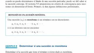 36 U4 CÁLCULO INTEGRAL CUARTA UNIDAD SUCESIONES MONÓTONAS ACOTADAS [upl. by Dragoon]