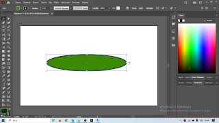 Adobe Illustrator Elips ile Döndürmelerde Eğitim ve Ayarlamalar [upl. by Nauaj]