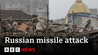 UN condemns Russia’s renewed massbombing campaign in Ukraine  BBC News [upl. by Sivolc671]