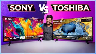 Sony BRAVIA 2 Series Vs TOSHIBA C350NP  4K Ultra HD Smart LED Google TV Battle 📺⚔️ [upl. by Skye]