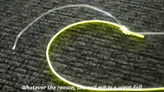 The Nail Knot  A Necessary Fly Fishing Knot [upl. by Allegra]