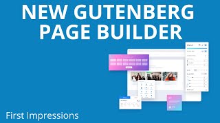 New Gutenberg Page Builder Qubely Blocks First Impressions for Wordpress [upl. by Anelahs]