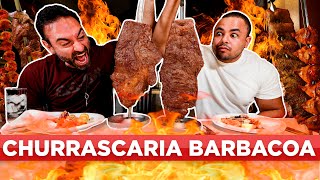 FALINDO RESTAURANTES RODÍZIO NA CHURRASCARIA BARBACOA Feat CasalNascimentoOficial [upl. by Sugirdor]