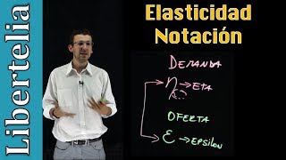 Notación de Elasticidad  Elasticidades  Microeconomía  Libertelia [upl. by Ylam]